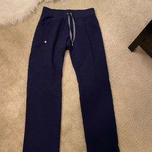 FIGS navy blue pants. Size Small Tall.